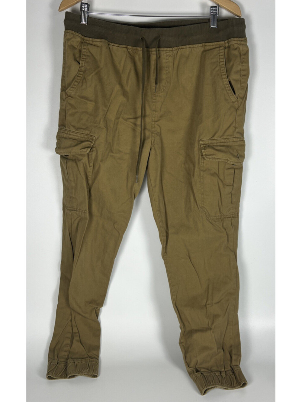 Cape Juby Jogger Pants Elastic Waist Pockets Drawstring-Men's Size L- Used